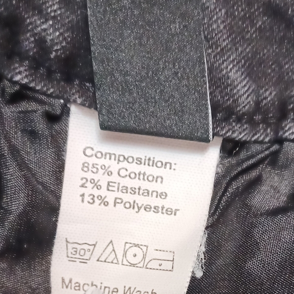 A Dazy Black Frayed Flare Leg High Waist Denim Jeans - Picture 3 of 6